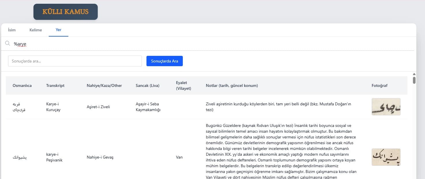 OSMKAMUS — Ottoman Dictionary